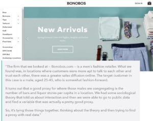 E-Commerce and Location: Bonobos.com